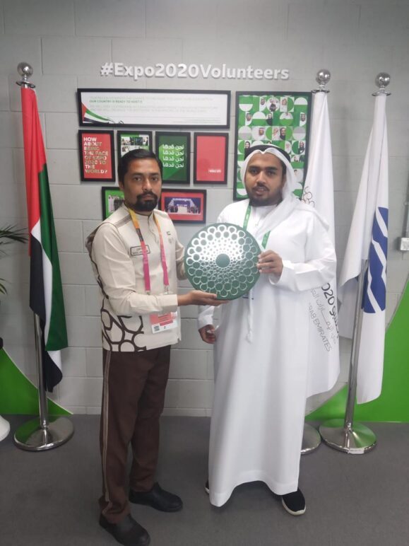 Expo 2020 Volunteer Award Winner - Mr Ahamed Sulaiman